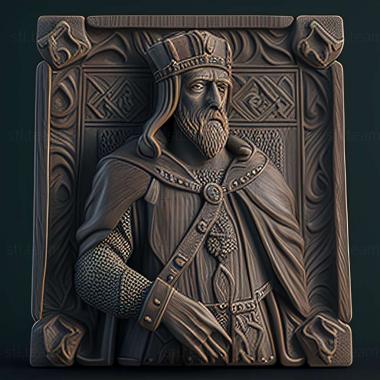 3D model King Arthur The Saxons game (STL)